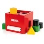 Cutie rosie de sortat forme Brio
